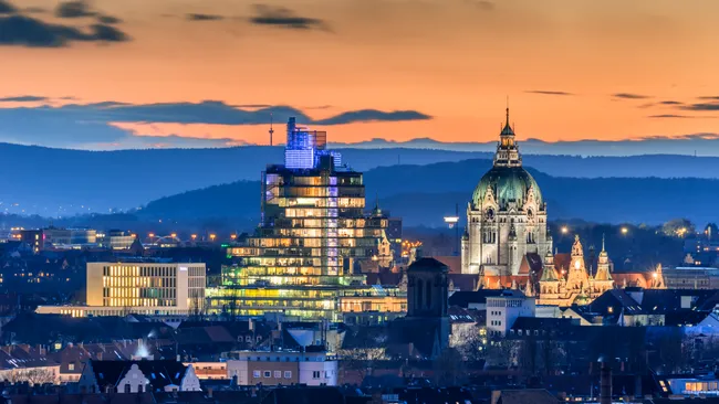 Hannover bei Nacht